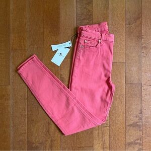 7 For All Mankind Coral Skinny Jeans